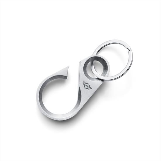 Stainless Steel Mens Accessory Key Rings Brushed Functional Bottle Opener Key Chain 