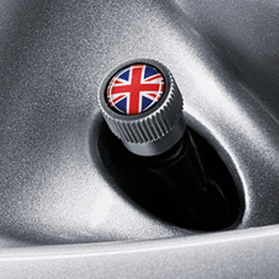 4x Union Jack British Flag Chrome Bouchon de valve de pneu Pour Mini Cooper A10 
